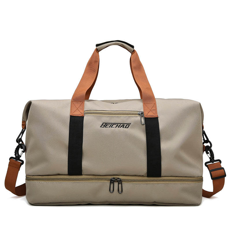Sports Gym Bag with Wet and Dry Separation, 46 x 28 x 25 cm