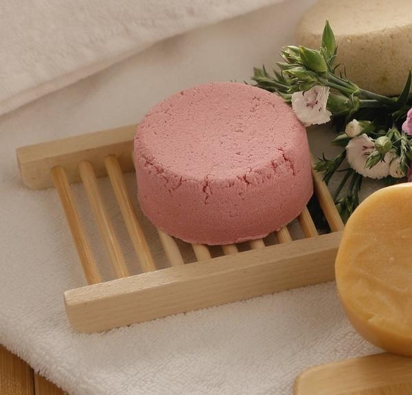 Natural Bamboo Soap Dish, Slatted, 4.5 x 3.5 in