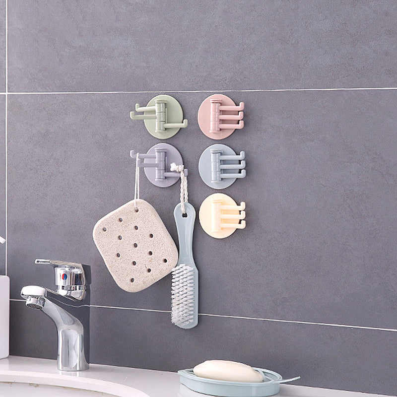 Self-Adhesive Key Holder Hook for Entryway Walls