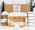11-Piece Housewarming Gift Set, Marble and Acacia Board and Coasters