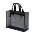 Mesh Zipper Cosmetic Bag, Breathable See-Through Travel Organizer