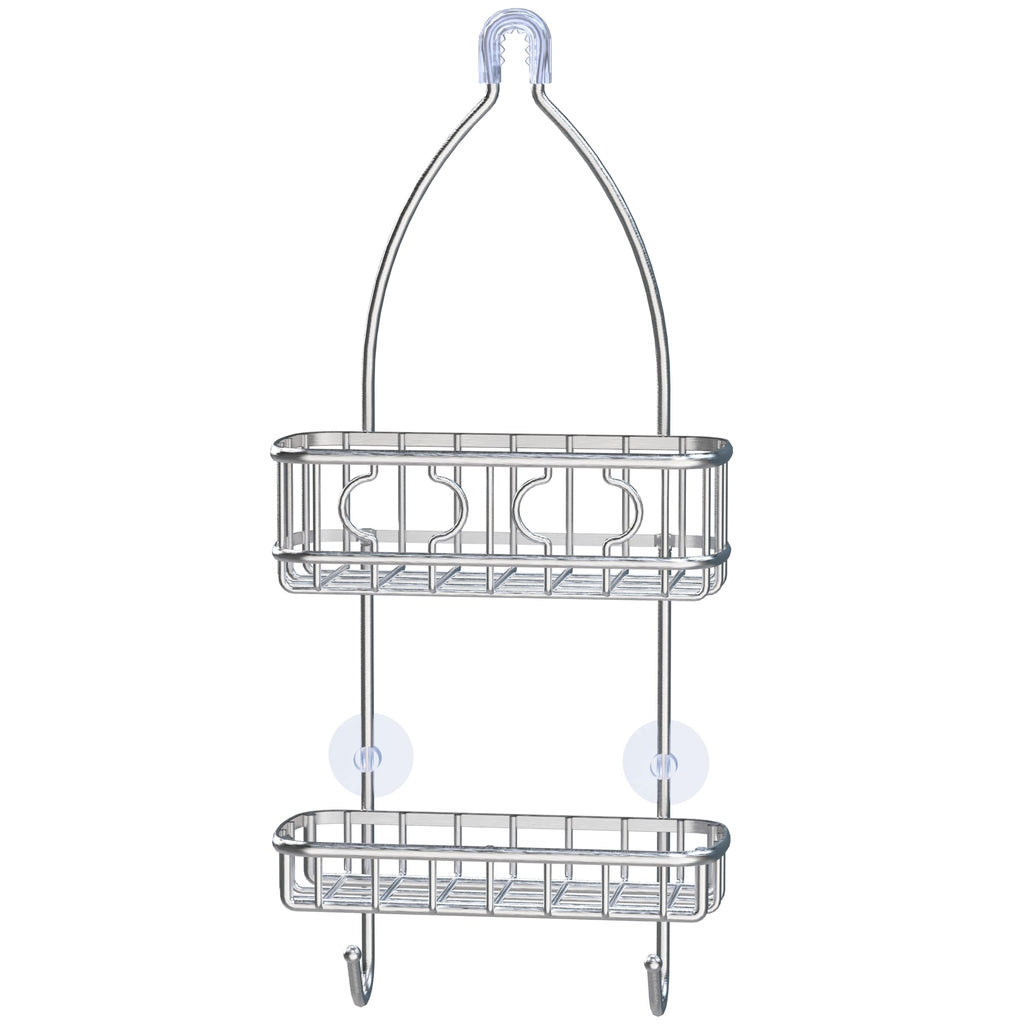 Stainless Steel Hanging Shower Head Caddy, 22 x 10.2 x 4.2 in