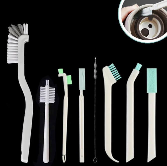 Long Narrow Bottle and Glass Tube Cleaning Brush Kit