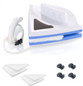 Magnetic Double-Sided Window Glass Wiper, Blue