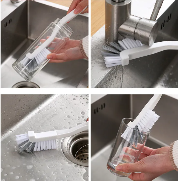 Long Narrow Bottle and Glass Tube Cleaning Brush Kit