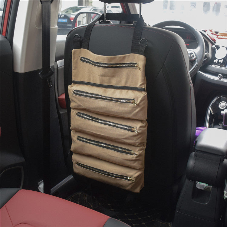 Canvas Car Hanging Storage Bag for Tools and Supplies
