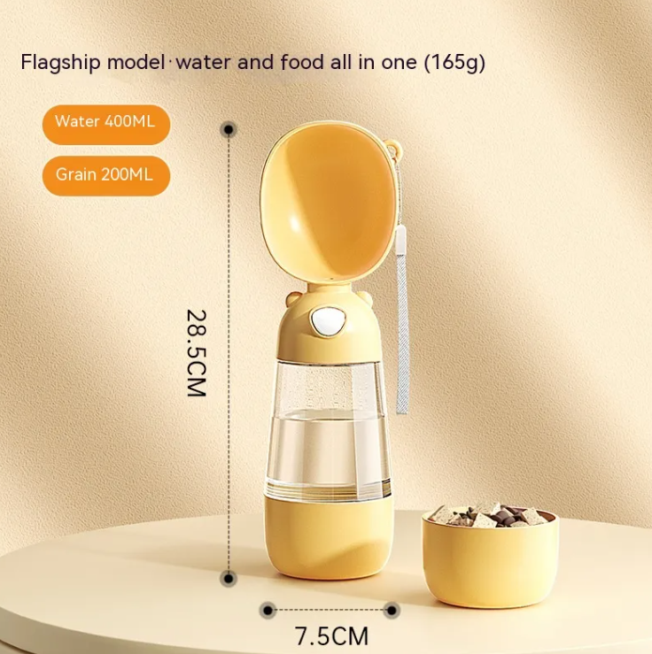 Portable Dog Water Feeding Bottle for Travel and Hiking