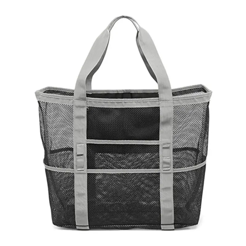 Lightweight Mesh Shoulder Storage Bag, 42 x 38 x 20 cm