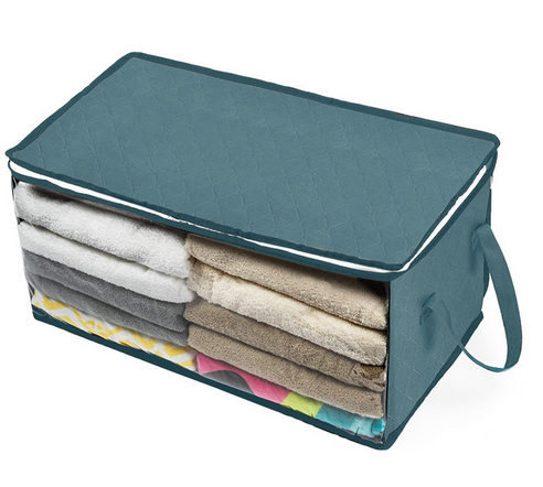 Large Non-Woven Quilt Storage Cube, 58 x 31 x 30 cm