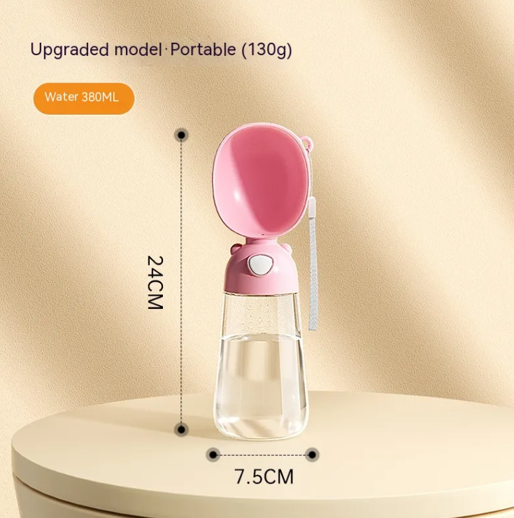 Portable Dog Water Feeding Bottle for Travel and Hiking
