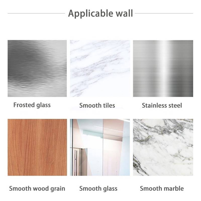 Self-Adhesive Wall Bottle Holder for Shower or Kitchen, White