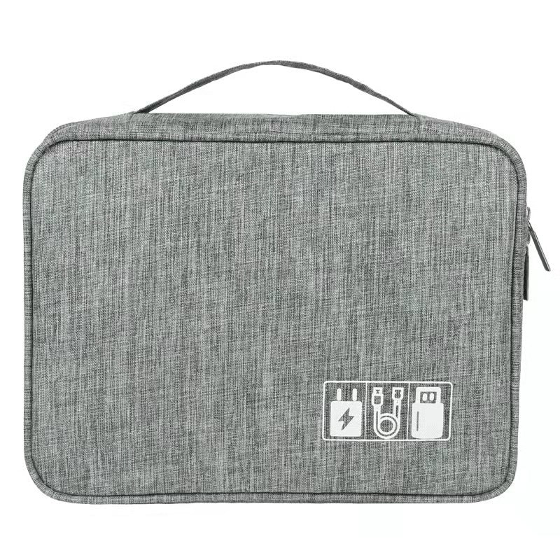 Waterproof Oxford Cable Organizer Bag, 24.5 x 18.5 cm