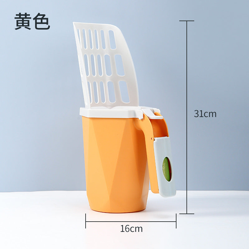 Large Cat Litter Scoop and Waste Storage Box Set with Bags