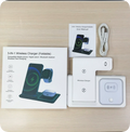 Vertical 3-in-1 Wireless Charging Stand, Black or White