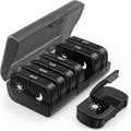 Extra-Large AM/PM Pill Organizer with Privacy Case, Black