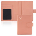 Faux Leather Passport and Vaccine Card Holder, RFID, Pink