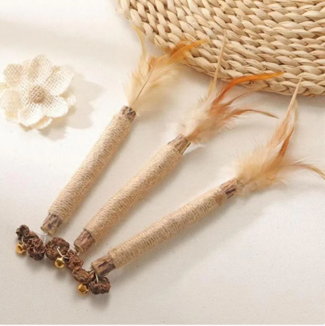 Natural Polygonum Cat Chew Stick Toy