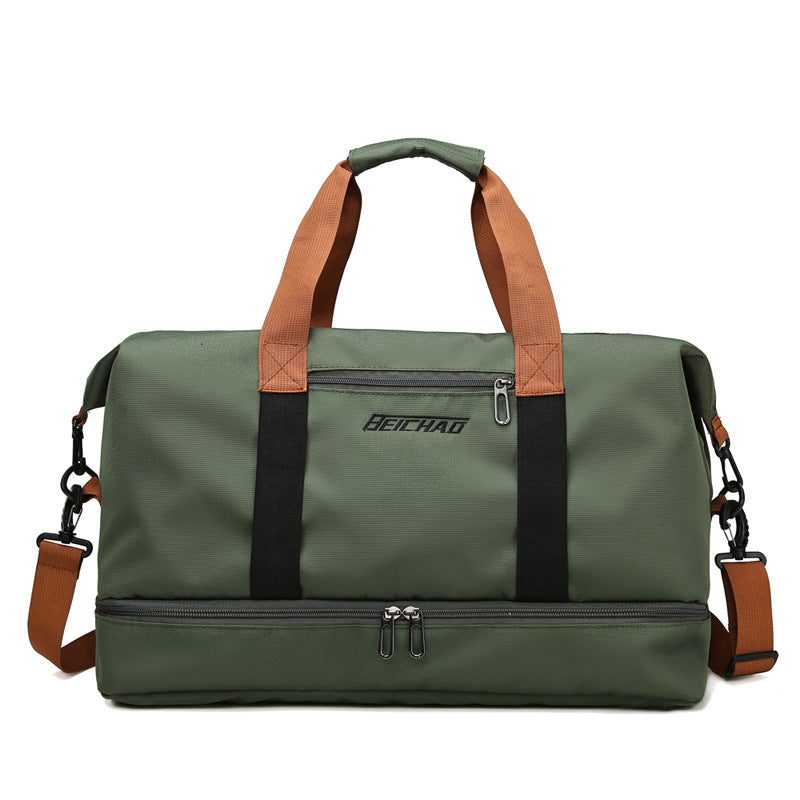 Sports Gym Bag with Wet and Dry Separation, 46 x 28 x 25 cm