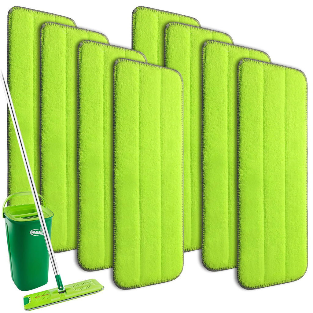 Microfiber Mop Refills for Rinse-and-Wring Systems, 13 x 5 in, 8-Pack