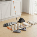 3-in-1 Wall and Ceiling Mop with 82 in Handle and 6 Pads