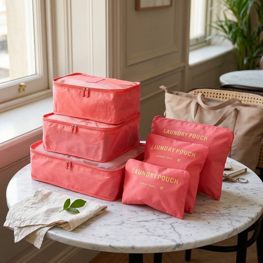 Lightweight Packing Cube Set, 6 or 7 Pieces