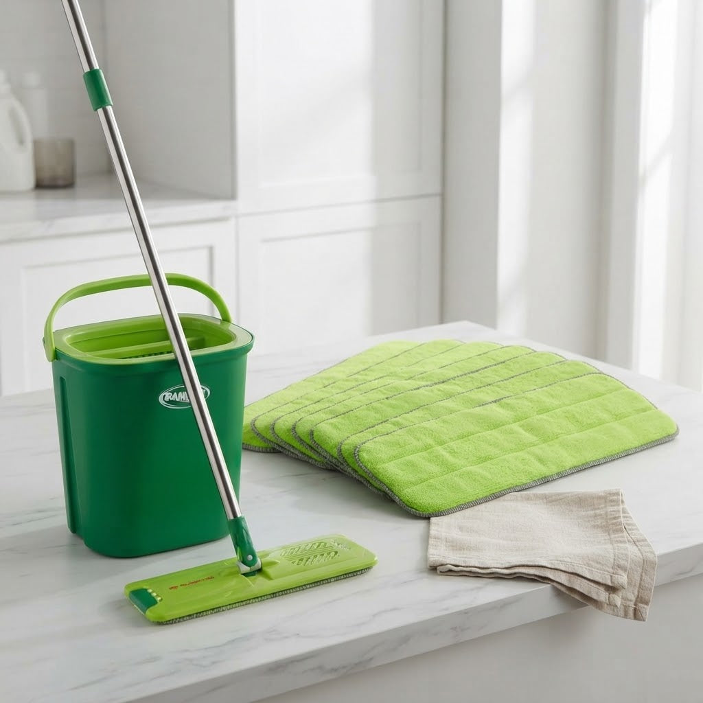 Microfiber Mop Refills for Rinse-and-Wring Systems, 13 x 5 in, 8-Pack