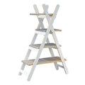 Modern Folding Cat Tree for Climbing, Scratching and Perching, White