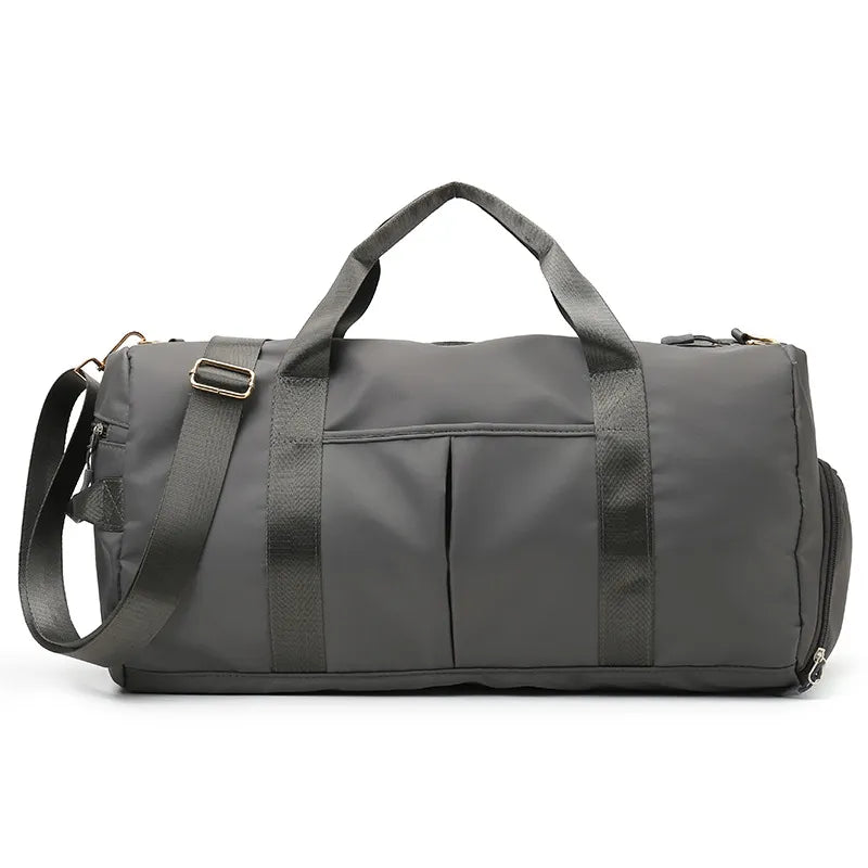 Large-Capacity Women's Yoga Gym Bag with Mat Compartment