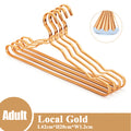 Non-Slip Aluminum Clothes Hangers, 5 or 10 Pack