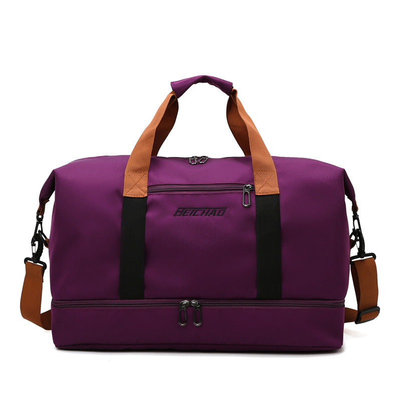 Sports Gym Bag with Wet and Dry Separation, 46 x 28 x 25 cm