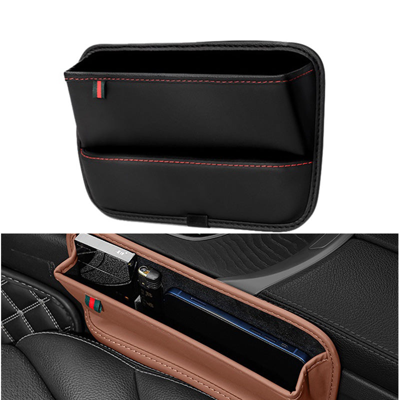 PU Leather Car Seat Gap Filler Organizer