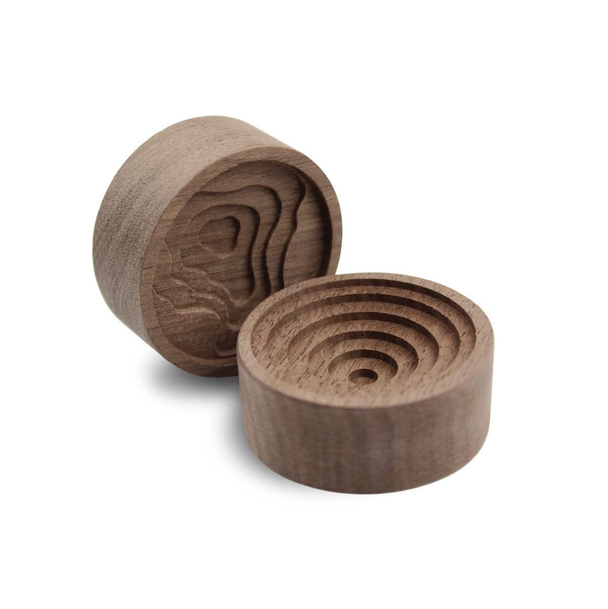 Wooden Essential Oil Diffusers, Round, 2-Pack