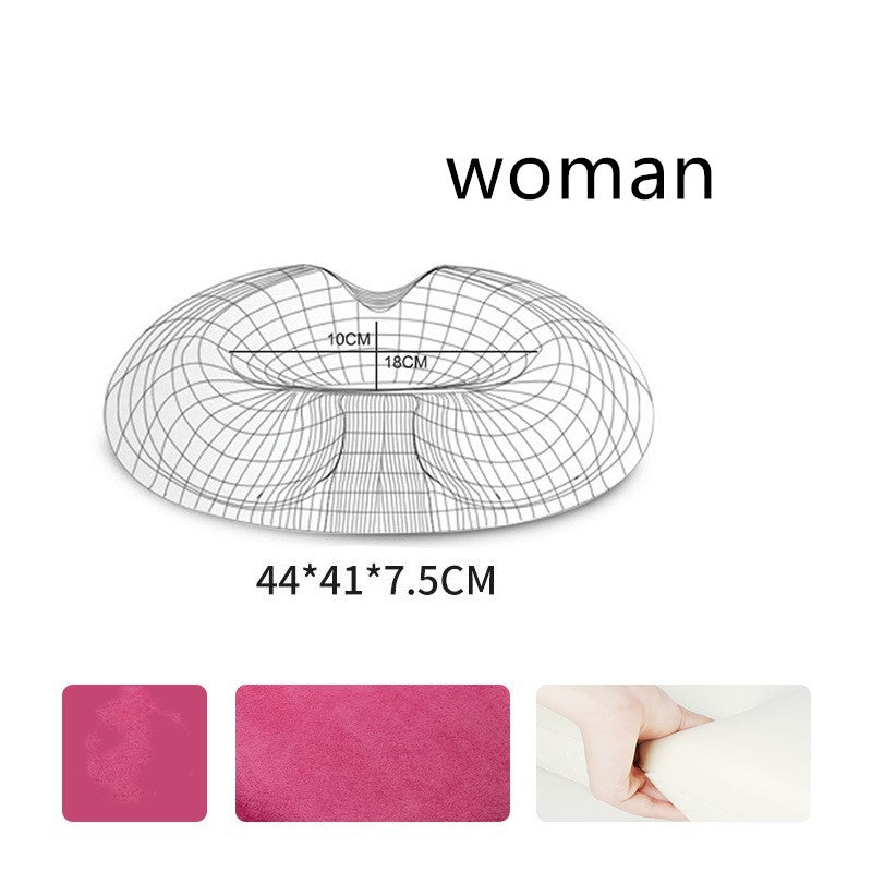 Memory Foam Seat Cushion with Washable Zip Cover, Men or Women