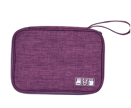 Waterproof Oxford Cable Organizer Bag, 24.5 x 18.5 cm