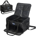 Golf Trunk Organizer with Ventilated Shoe Compartment, Black