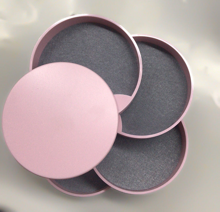 Rotating Jewelry Organizer with Velvet Cover, 10 cm
