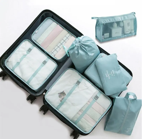 8-Piece Packing Cube and Luggage Organizer Set