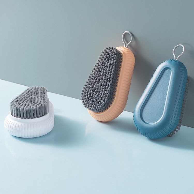 Soft Fine-Bristle Laundry and Shoe Cleaning Brush