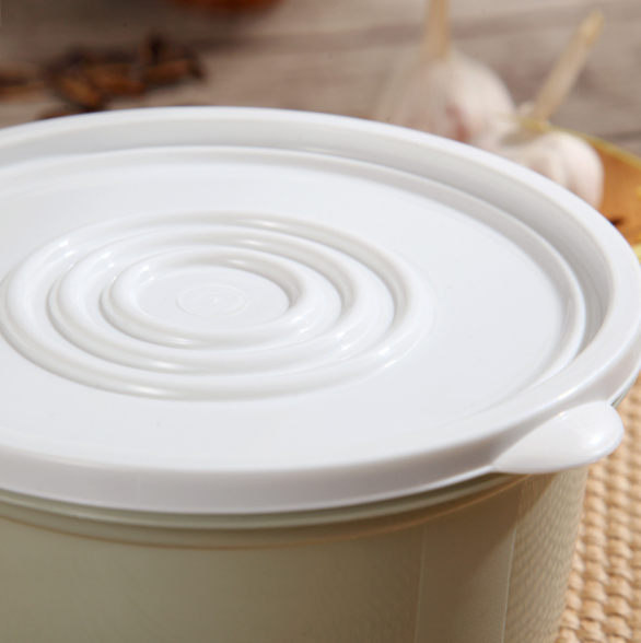 Round Food Storage Container Set with Sealing Lids, 5-Piece