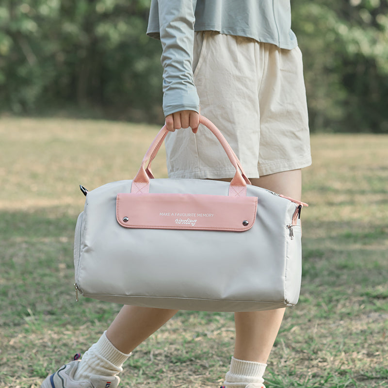 Waterproof Oxford Duffel with Dry and Wet Separation, 20 to 35L