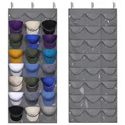 3-Hook Wall-Mount Hat Rack for Baseball Caps