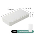 Under-Desk Shelf and Drawer Organizer, White or Black