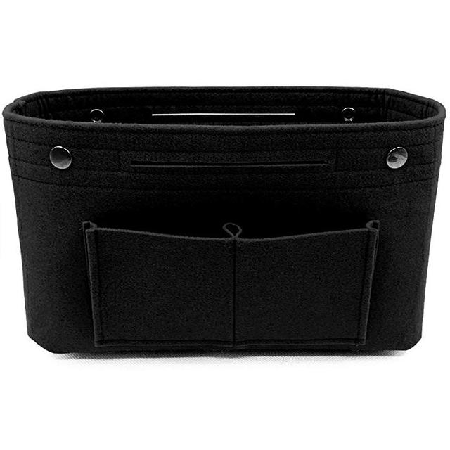 Felt Makeup Storage Organizer with Multiple Pockets, 25 x 16 x 10 cm
