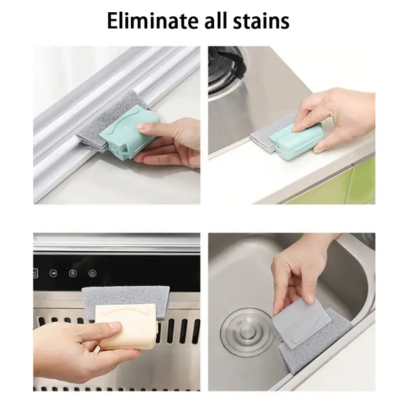 Slim Handheld Window Groove Cleaning Brush