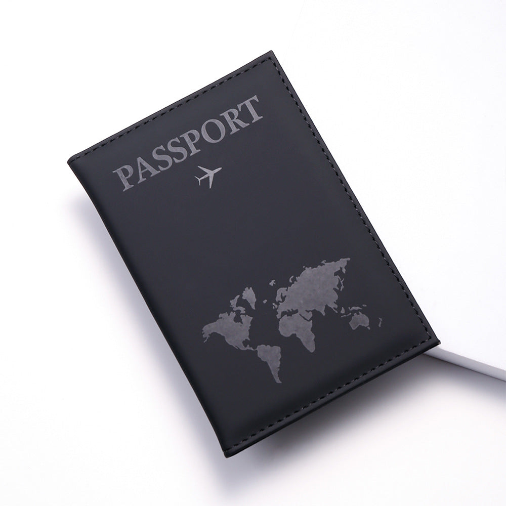 Geometric Print PU Leather Passport Cover, 12 Colors