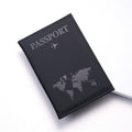 Geometric Print PU Leather Passport Cover, 12 Colors