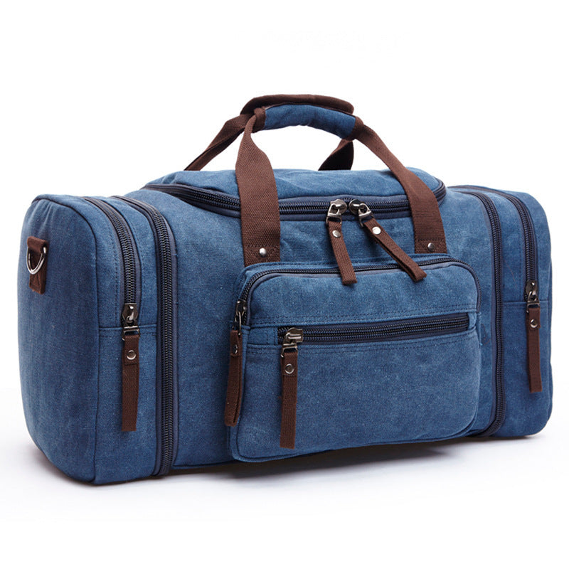 Expandable Canvas Travel Duffel Bag, 36 to 55L