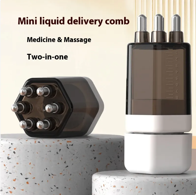 Scalp Oil Applicator Comb with 5 or 6 Massage Nodes