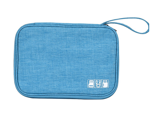 Waterproof Oxford Cable Organizer Bag, 24.5 x 18.5 cm