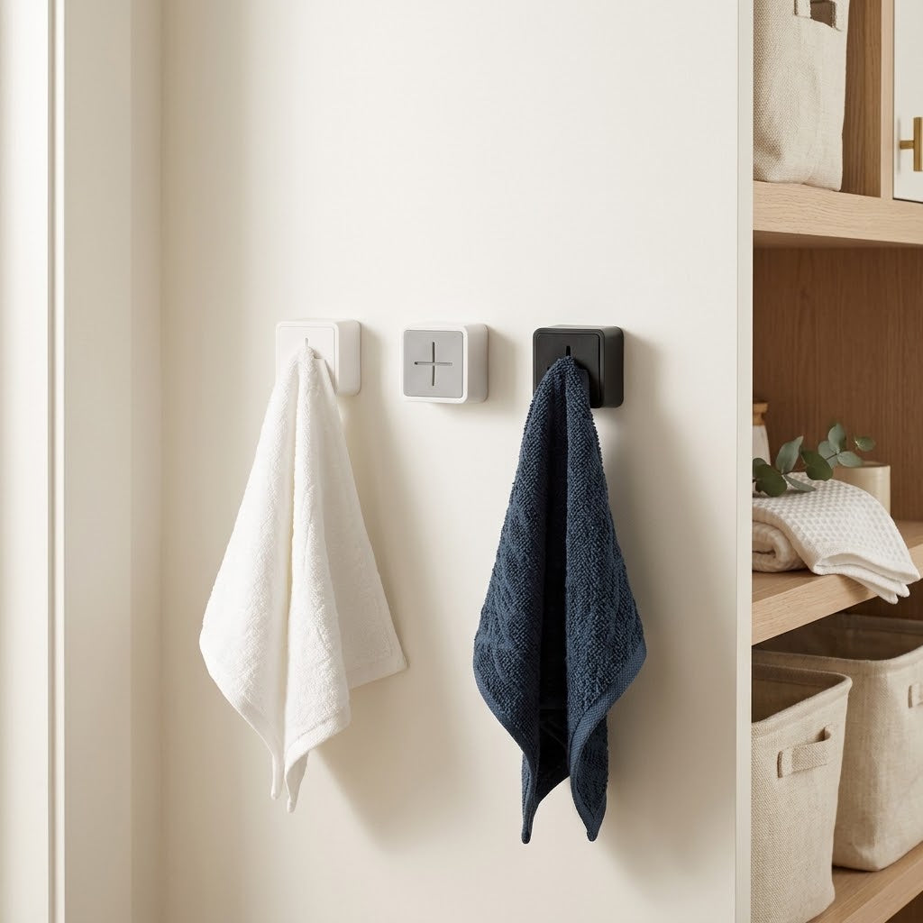 Self-Adhesive Towel Hook for Bathroom and Kitchen Walls